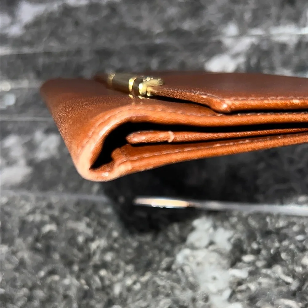 EUC Authentic Vintage Bally Dolce Brandy Calf Long Wallet - Picture 8 of 16
